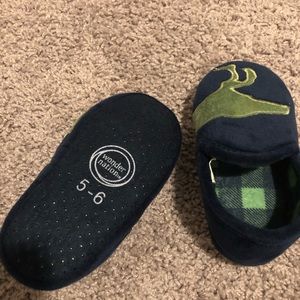 Toddler boys T-Rex slippers